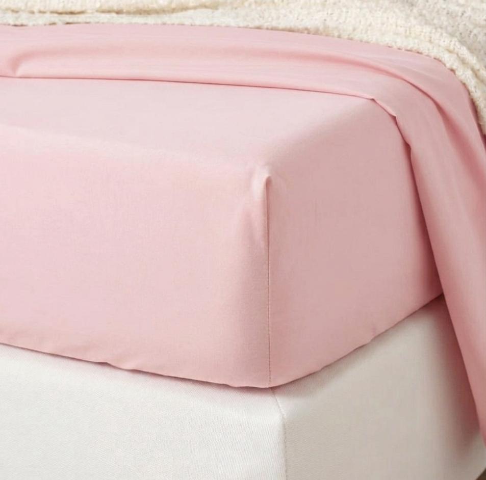 Baby Pink Bed Sheet